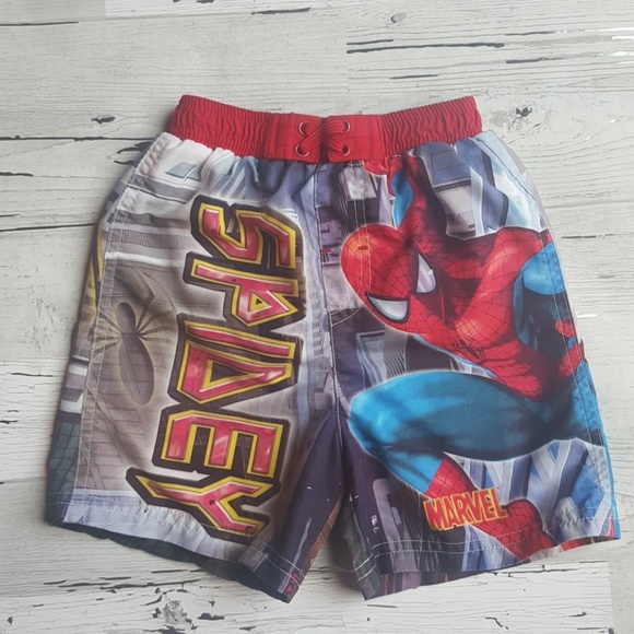 spiderman swimming shorts